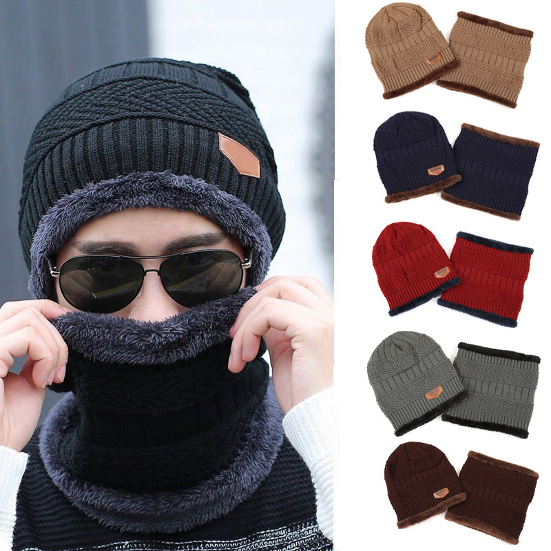 mens winter knit caps